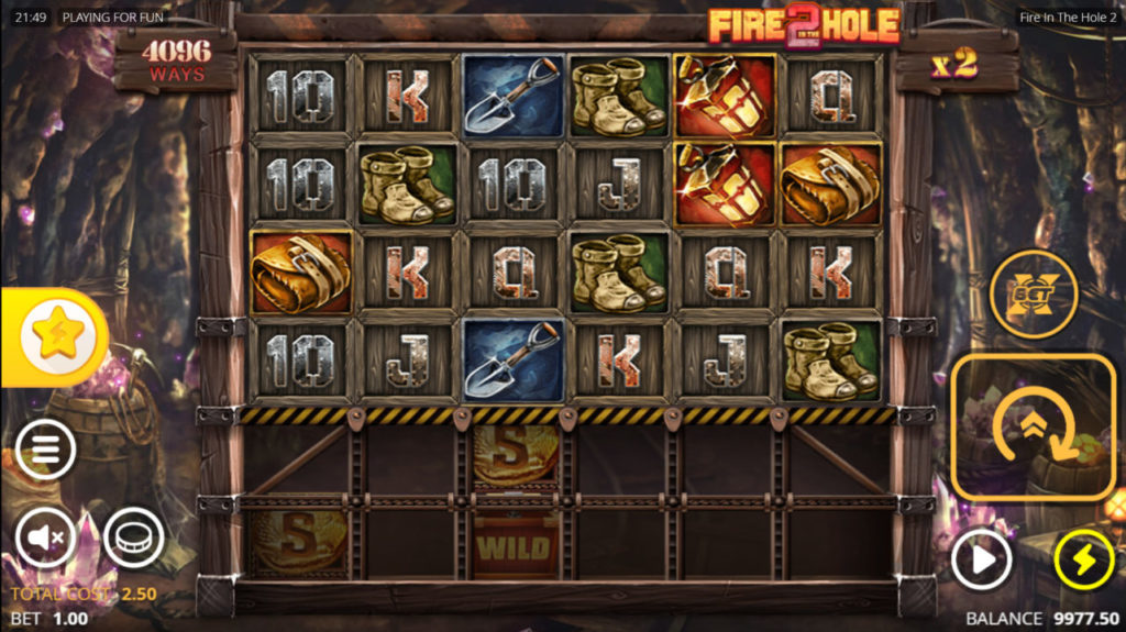 Fire in the Hole 2 game screen