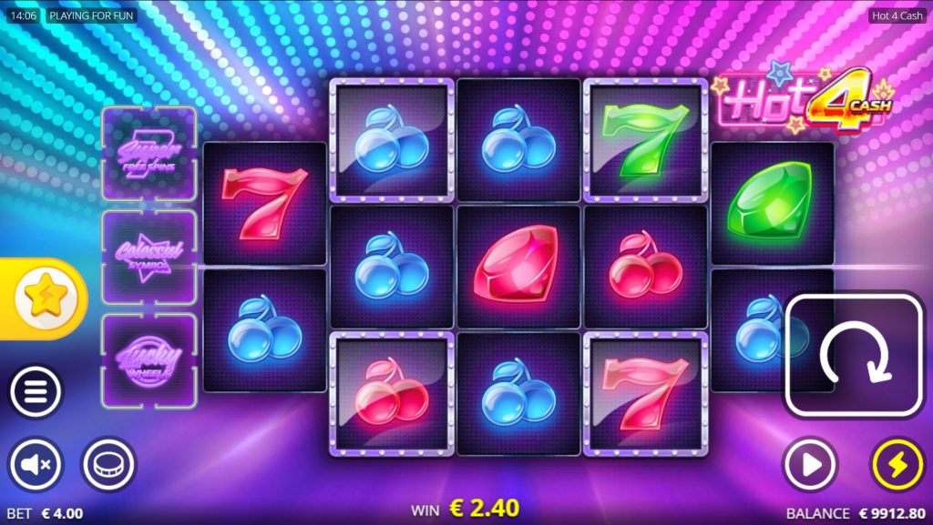 Скриншот игрового процесса Hot 4 Cash Скриншот игрового процесса Hot 4 Cash