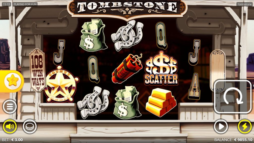 Tobstone slot screen Tobstone slot screen