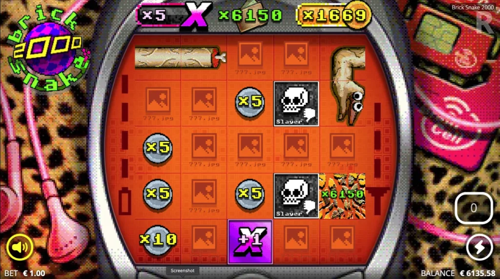 Brick Snake 2000 slot Collector 2000 Shatter gameplay screenshot