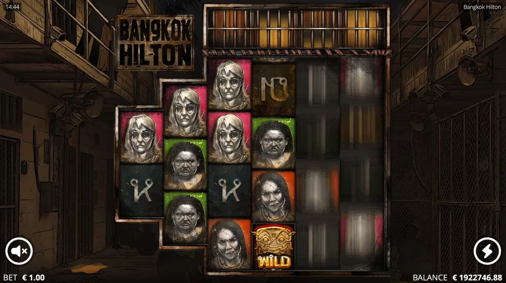 Bangkok Hilton slotu oyun görüntüsü — base game