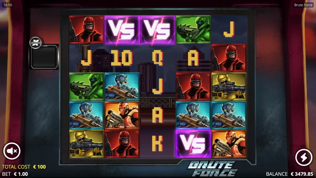 Brute Force slot Brute Spins Trigger gameplay screenshot