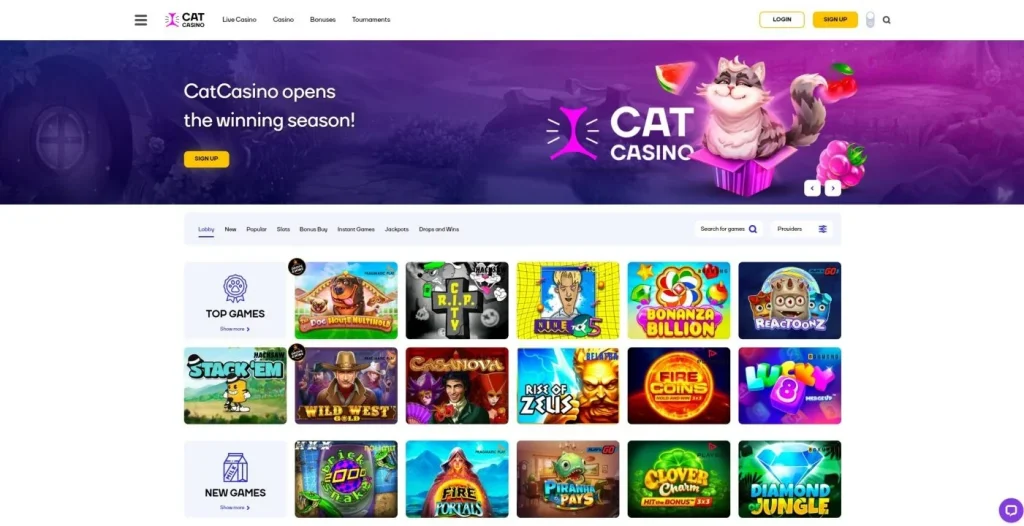 Élément officiel de l’avis sur Cat Casino n° 1