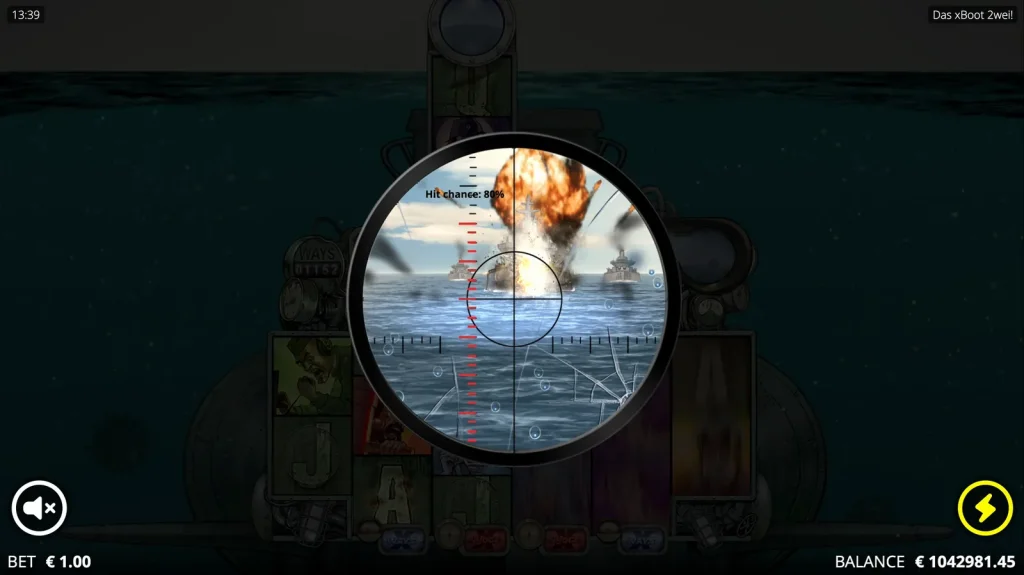 Das xBoot 2wei! slot Periscope Up hit gameplay screenshot