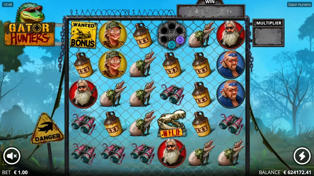 Gator Hunters slot — base game. Gator Hunters slot base game gameplay screenshot
