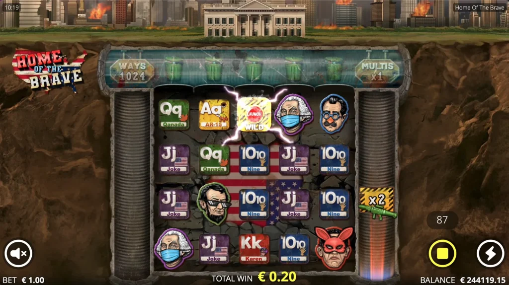 Home of the Brave slot — Launch Wild Base Game. Home of the Brave slot Launch Wild Base Game gameplay screenshot