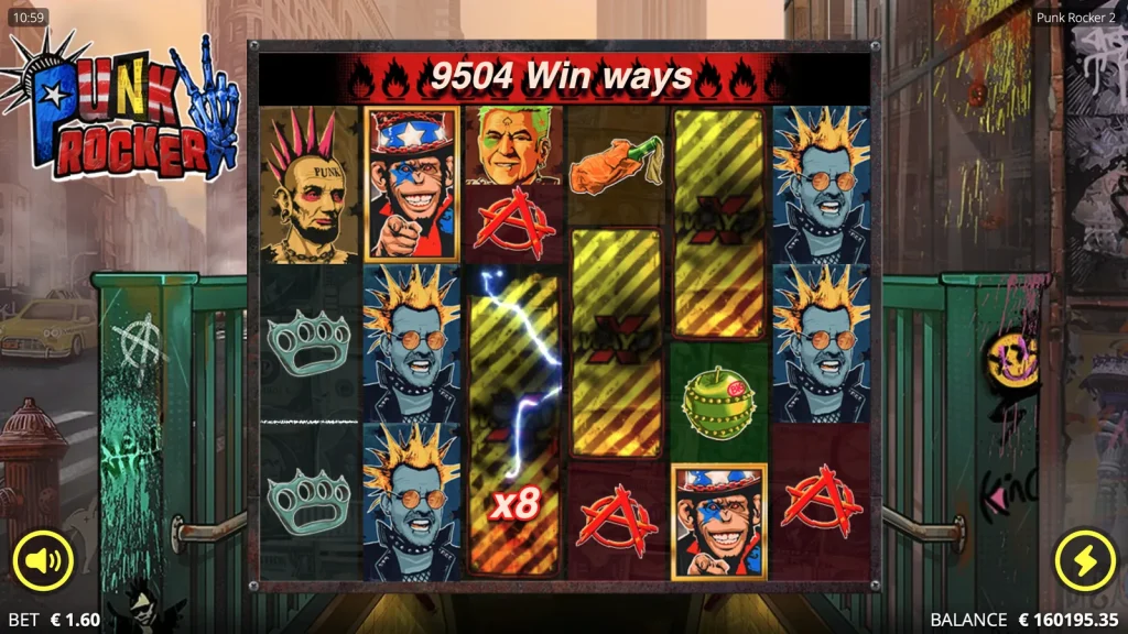Punk Rocker 2 slot - xWays Mystery Symbol