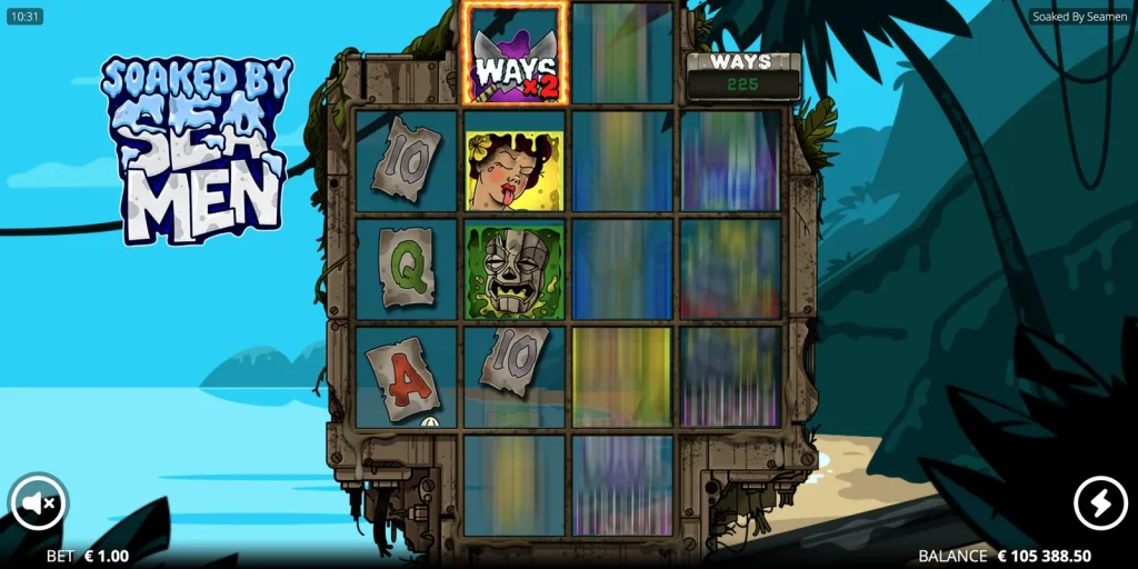 Soaked By Seamen slot — base game. Soaked By Seamen slot base game gameplay screenshot